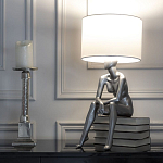 Настольная лампа TERRAMI с абажуром варинант исполнения - 3 | Loft Concept в Самаре