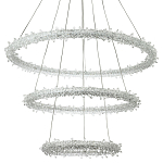 Многоярусная кольцевая люстра с хрустальным декором Gilbertine Crystals Ring Chandelier варинант исполнения - 1 | Loft Concept в Самаре
