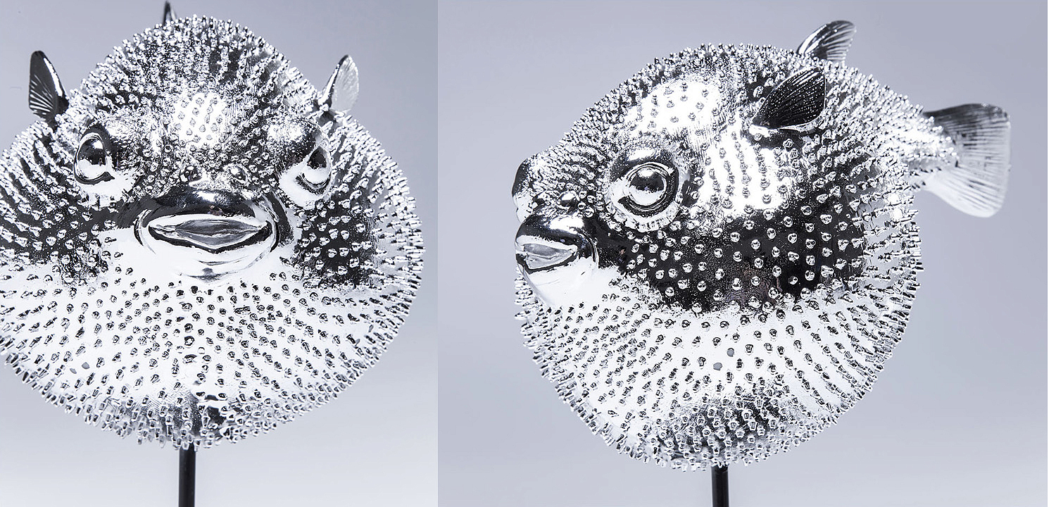 Статуэтка Silver Blowfish Статуэтка Silver Blowfish - Loft-Concept в Самаре
