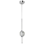 Подвесной светильник с плафоном из хрустального шара Crystal Bubbles Chrome Hanging Lamp варинант исполнения - 2 | Loft Concept в Самаре