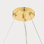 Люстра подвесная из золотых колец 57 см Golden Circles варинант исполнения - 11 | Loft Concept в Самаре