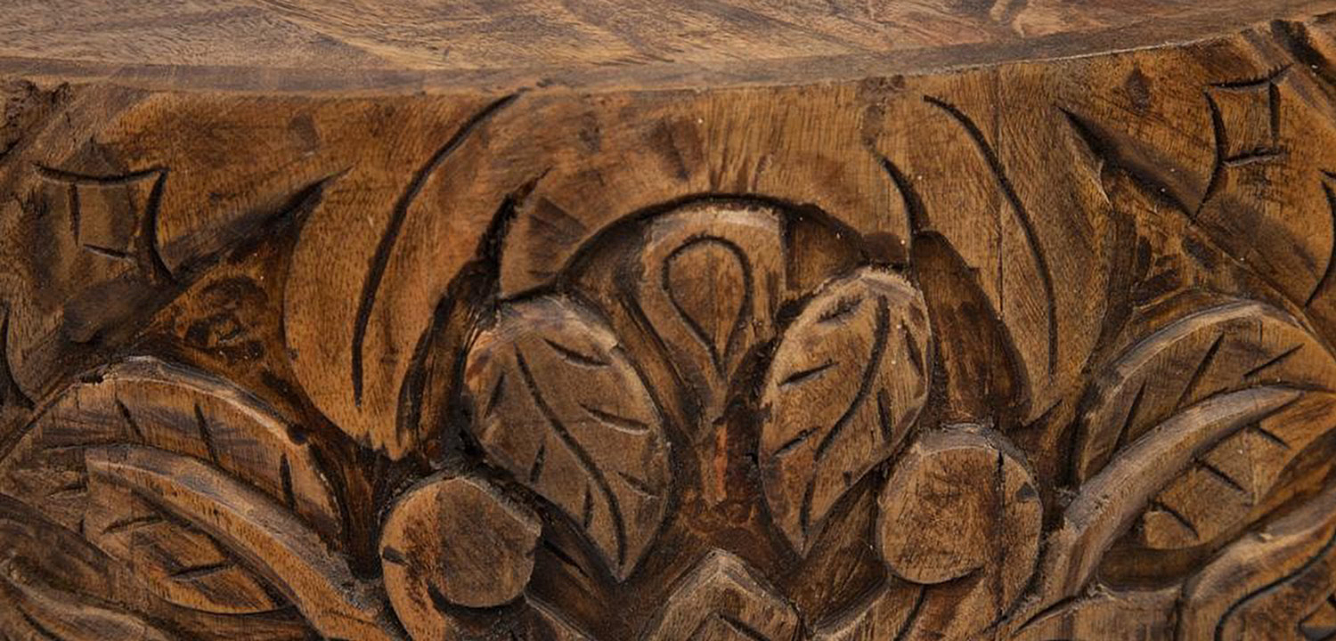 Кофейный стол Indian Carved Mango Tree  - Loft-Concept в Самаре