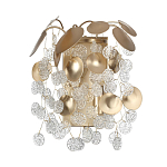 Бра с декоративными подвесками из прозрачного стекла в форме монеток FAIRYTREE Light варинант исполнения - 1 | Loft Concept в Самаре