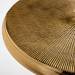 Кофейный стол из металла с круглой столешницей Table Gold Metal варинант исполнения - 5 | Loft Concept в Самаре