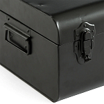 Металлический сундук Metal Chest Black варинант исполнения - 3 | Loft Concept в Самаре