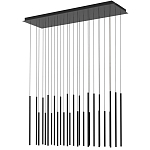 Люстра каскадная черная Black Cascade Chandelier варинант исполнения - 1 | Loft Concept в Самаре