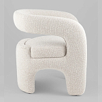 Кресло дизайнерское для лаунж зоны жемчужного цвета Pearl Lounge варинант исполнения - 8 | Loft Concept в Самаре