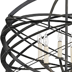 Люстра черная из эллиптических элементов Overlapping Orbits варинант исполнения - 1 | Loft Concept в Самаре