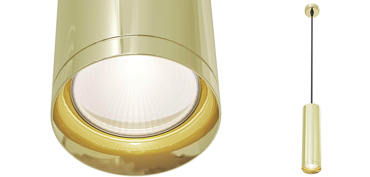 Подвесной светильник Trumpet tube gold 30 Подвесной светильник Trumpet tube gold 30 - Loft-Concept в Самаре