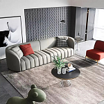 Дизайнерский журнальный стол на прозрачном основании Nofon варинант исполнения - 2 | Loft Concept в Самаре