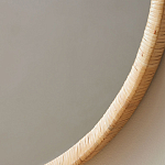 Зеркало круглое в раме из ротанга Wickerwork варинант исполнения - 2 | Loft Concept в Самаре