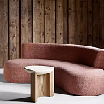 Дизайнерский журнальный стол полукруглой формы Pokun варинант исполнения - 4 | Loft Concept в Самаре