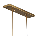 Люстра прямоугольная из толстого литого стекла Cast Glass варинант исполнения - 5 | Loft Concept в Самаре