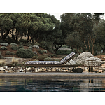 Шезлонг на металлическом каркасе с регулируемой спинкой GUELL Sunbed варинант исполнения - 9 | Loft Concept в Самаре