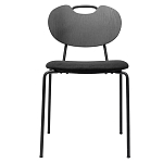Стул с мягким сиденьем черный Stool Loft Black варинант исполнения - 1 | Loft Concept в Самаре