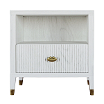 Прикроватная тумбочка с полкой Elsa Dreams White варинант исполнения - 6 | Loft Concept в Самаре