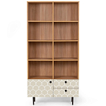 Широкий стеллаж с принтом Elise Rack варинант исполнения - 11 | Loft Concept в Самаре