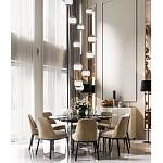 Каскадная люстра с сферическими плафонами из акрила Veva Lamps Chandelier варинант исполнения - 4 | Loft Concept в Самаре