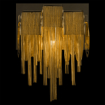 Бра с перфорированными металлическими дугами и цепочками 22 см Atlantis Chain варинант исполнения - 4 | Loft Concept в Самаре