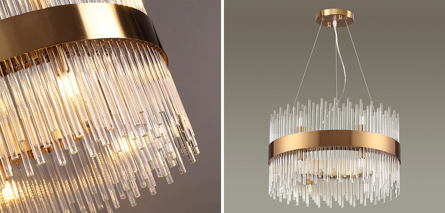Люстра Nembus Chandelier Gold Circle Люстра Nembus Chandelier Gold Circle - Loft-Concept в Самаре
