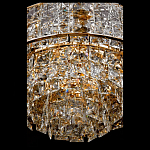 Люстра хрустальная в неоклассическом стиле на золотистом каркасе Majesty варинант исполнения - 4 | Loft Concept в Самаре