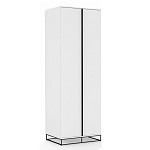 Двухдверный шкаф белого цвета Strict Lines варинант исполнения - 2 | Loft Concept в Самаре