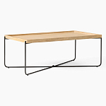 Журнальный стол с прямоугольной деревянной столешницей Urban Style Space варинант исполнения - 1 | Loft Concept в Самаре