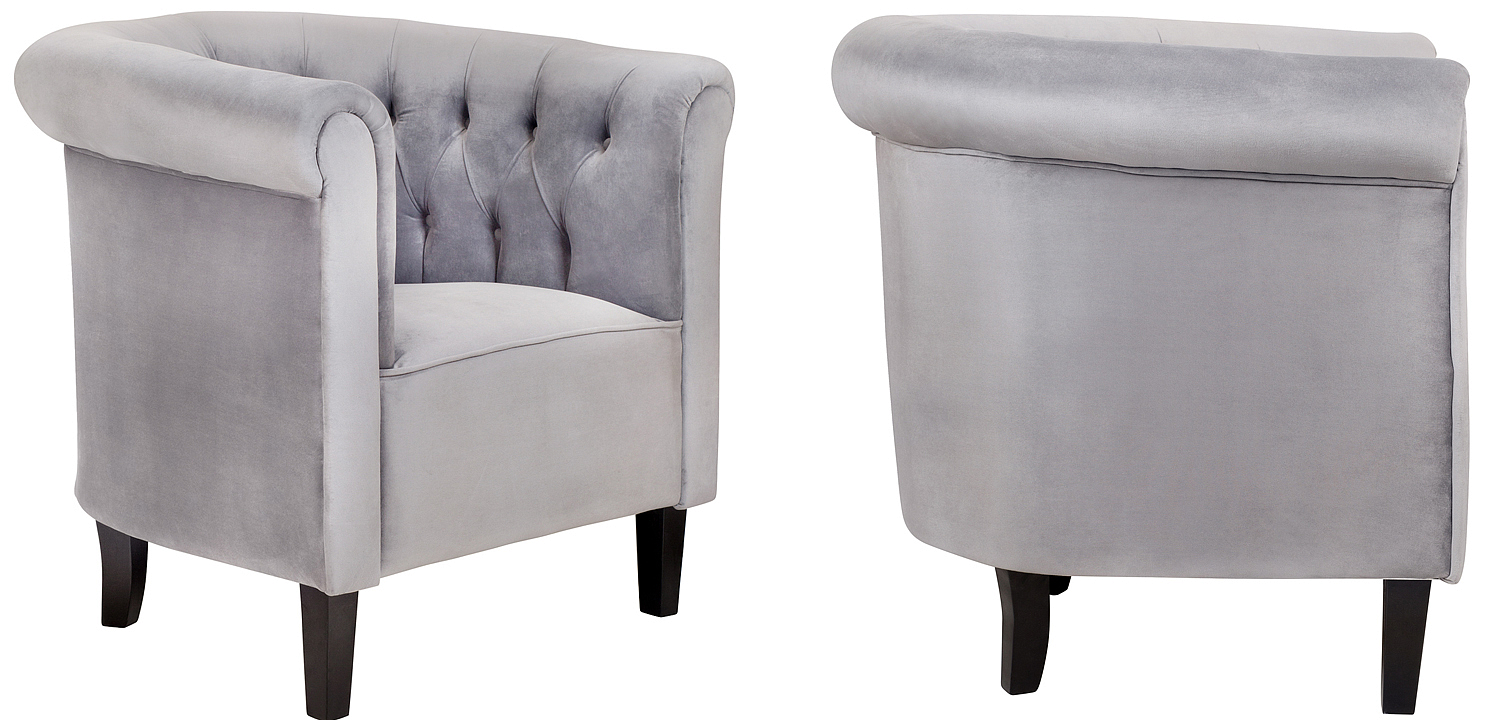 Кресло Cesare Armchair grey Кресло Cesare Armchair grey - Loft-Concept в Самаре
