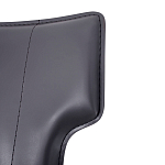 Стул серый из искуственной кожи на 4-х ножках Enigma Gray варинант исполнения - 4 | Loft Concept в Самаре