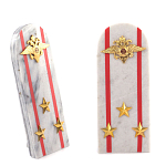 Сувенир Погон МВД из натурального камня мрамор Souvenir Epaulets варинант исполнения - 7 | Loft Concept в Самаре