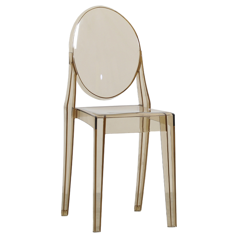 Прозрачный стул с янтарным оттенком LOUIS GHOST CHAIR Прозрачный Янтарный Прозрачный стул с янтарным оттенком LOUIS GHOST CHAIR Прозрачный Янтарный в Самаре | Loft Concept