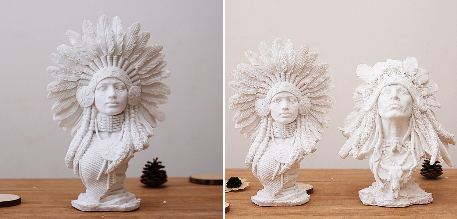 Native american indian figurine B Native american indian figurine B - Loft-Concept в Самаре