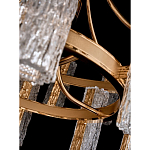 Люстра двухъярусная круглая с текстурными цилиндрическими плафонами Glimpse варинант исполнения - 8 | Loft Concept в Самаре