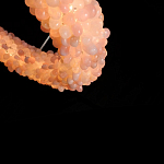 Люстра кольцевая с частичками натурального горного хрусталя Crystal Shimmer варинант исполнения - 4 | Loft Concept в Самаре