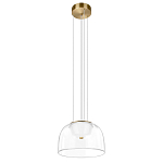 Подвесной светильник с куполообразным прозрачным стеклянным плафоном Grada Light варинант исполнения - 5 | Loft Concept в Самаре