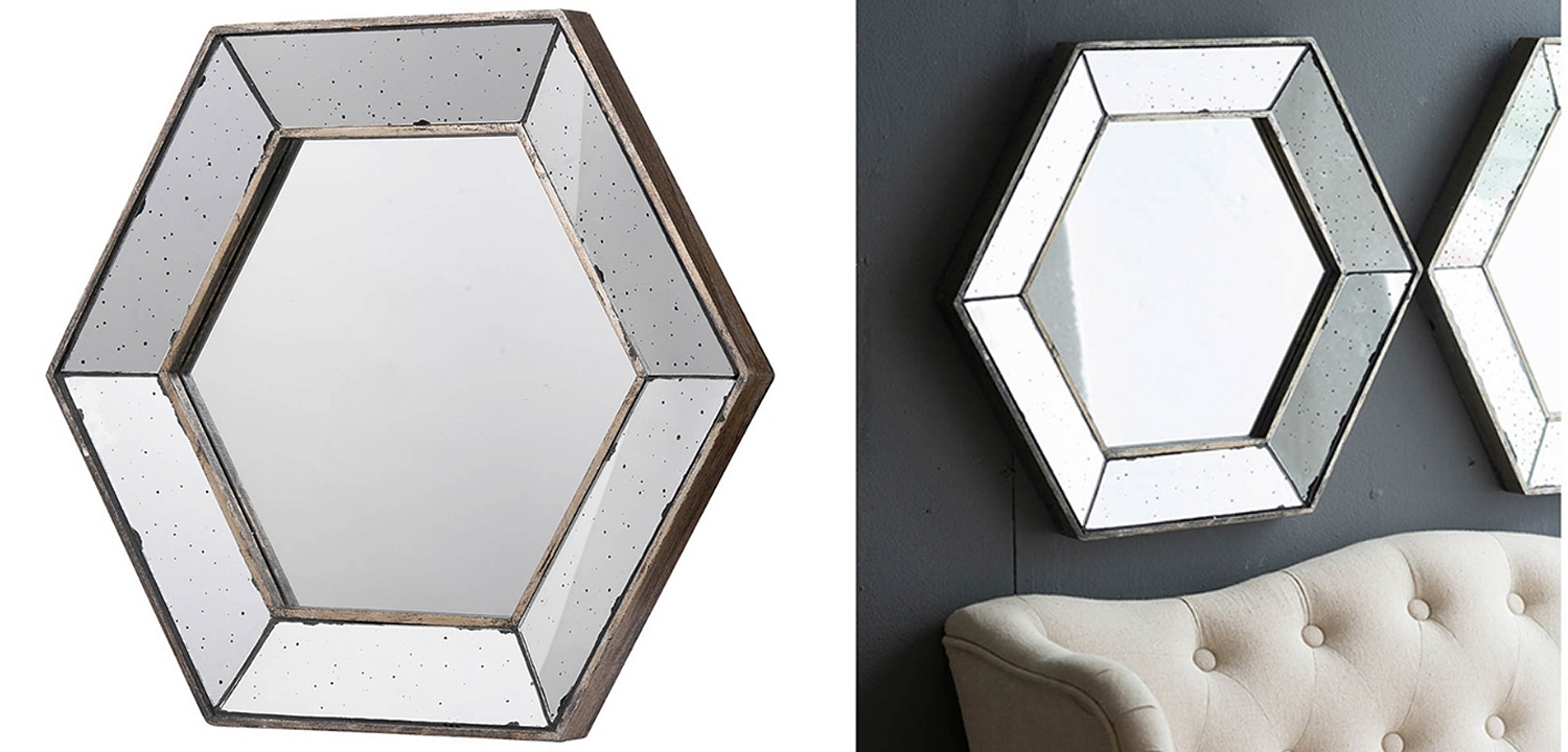 Зеркало Hexagonal Mirror Зеркало Hexagonal Mirror - Loft-Concept в Самаре