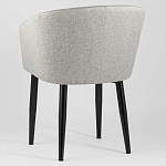 Мягкое кресло на металлических ножках Shaggy Grey варинант исполнения - 5 | Loft Concept в Самаре