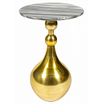 Кофейный столик с мраморной столешницей Sleeve Arabia варинант исполнения - 1 | Loft Concept в Самаре