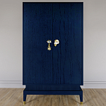 Платяной шкаф Elsa Dreams Blue с 2-мя фасадами варинант исполнения - 5 | Loft Concept в Самаре