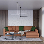 Торшер черного цвета с круглым основанием и вытянутым поворотным плафоном Trumpet tube варинант исполнения - 4 | Loft Concept в Самаре