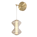 Бра светодиодное с стеклянным волнообразным плафоном Amphora of Light варинант исполнения - 3 | Loft Concept в Самаре