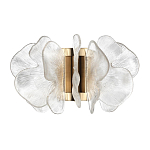 Бра с крупными прозрачными лепестками с рельефной поверхностью Ethereal Bloom варинант исполнения - 1 | Loft Concept в Самаре