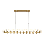 Люстра овальная с круглыми светодиодными источниками света Maxine Light варинант исполнения - 4 | Loft Concept в Самаре