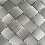 Пуф плетеный велюровый светло-бежевый  Soft Wicker Pouf варинант исполнения - 2 | Loft Concept в Самаре