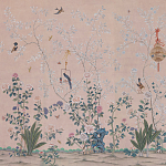 Обои ручная роспись Cecily pink варинант исполнения - 1 | Loft Concept в Самаре