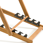 Шезлонг из акации и ткани Argentina варинант исполнения - 9 | Loft Concept в Самаре