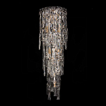 Бра с каскадом из прозрачного хрусталя и корпусом из металла цвета хром Constant Sparks варинант исполнения - 8 | Loft Concept в Самаре