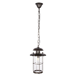 Уличный подвесной светильник с цилиндрическим плафоном на цепи Elysian Lanterns варинант исполнения - 1 | Loft Concept в Самаре