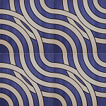 Дизайнерская плитка с узором Круги  варинант исполнения - 1 | Loft Concept в Самаре