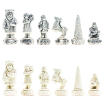 Шахматы Северные народы в ларце из натурального бука Decorative Thematic Chess варинант исполнения - 5 | Loft Concept в Самаре